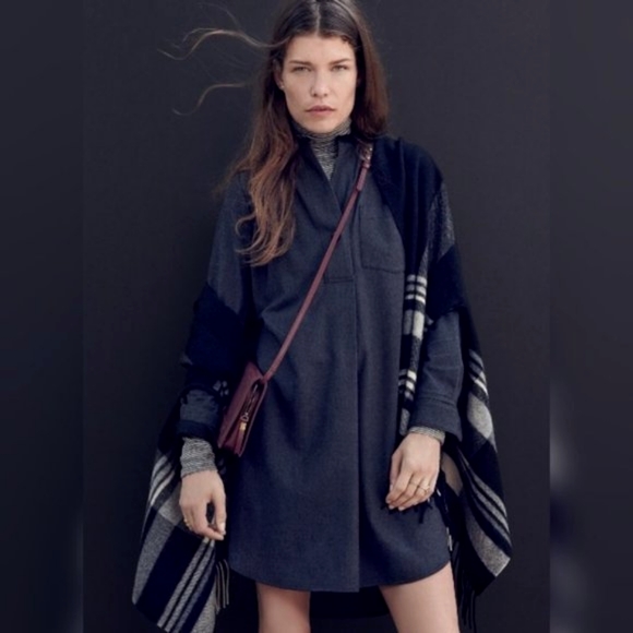 Madewell Dresses & Skirts - Madewell Latitude Shirtdress in Charcoal Gray Size M EUC